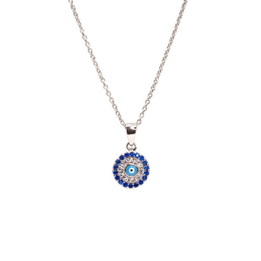 Evil Eye Pendant With 18" Sterling Silver Chain 75-EVE