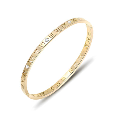 18K gold plated Stainless steel bracelet, Intensity