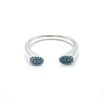 Diamond Blue Ring 0.12cts 210-BBT