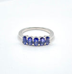 Iolite 5 Stone Ring