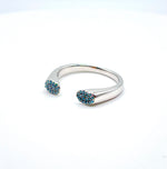 Diamond Blue Ring 0.12cts 210-BBT