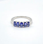 Iolite 5 Stone Ring