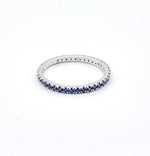 Blue Sapphire Eternity Band Ring 169-CBG