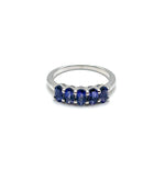 Iolite 5 Stone Ring