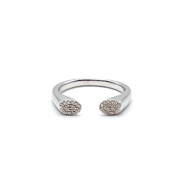 Diamond White Ring 0.12cts 390-AAX
