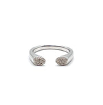 Diamond White Ring 0.12cts 390-AAX