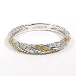 Yellow and White Diamond Ring 350-IAR