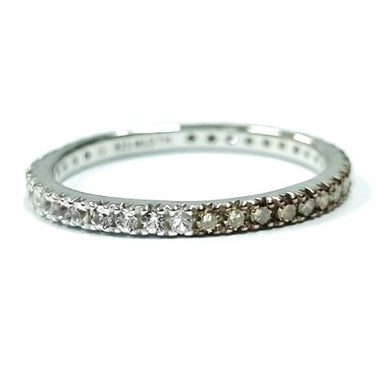 Champagne Diamond With Sapphire Eternity Bands 250-CBP