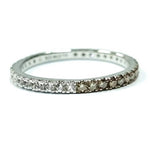 Champagne Diamond With Sapphire Eternity Bands 250-CBP