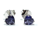 Iolite Stud Earrings