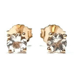 Morganite Stud Earring