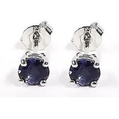 Iolite Stud Earring