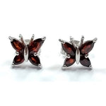 Garnet Stud Earring 110-BBC