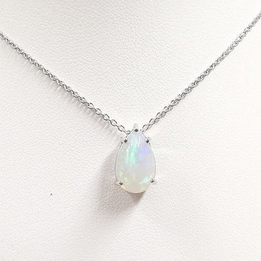 Ethiopian Opal Pendant (12x8mm)