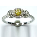 Yellow & White Diamond Ring 460-BAW