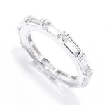 White Topaz Eternity Ring 2.8cts