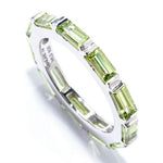 Peridot Eternity Ring 2.36cts